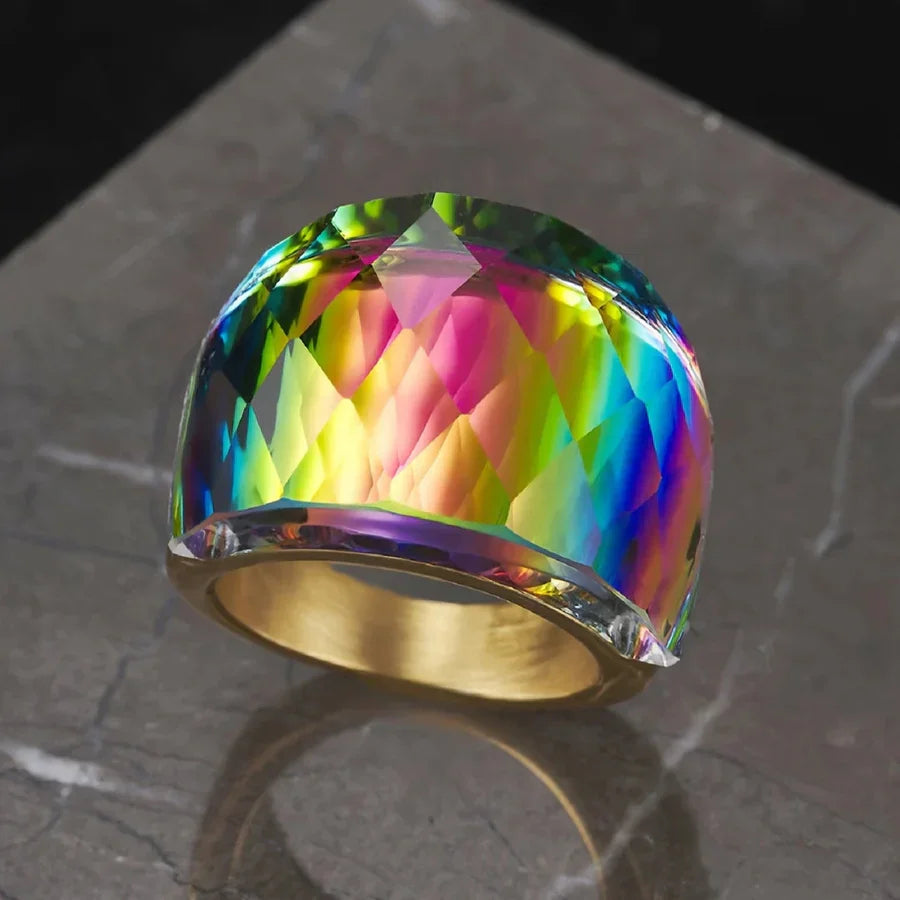 Lustrous Spectrum Ring