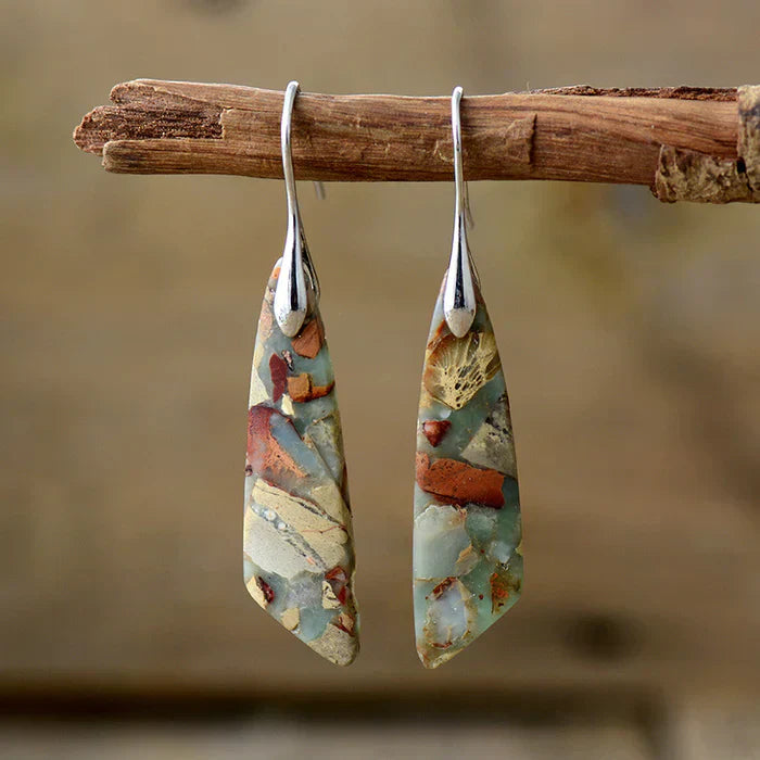 Antique Nature Stone Earrings