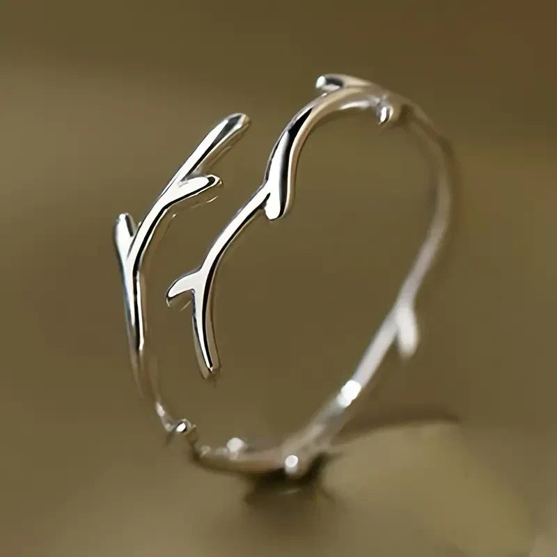Moonlit Branch Ring