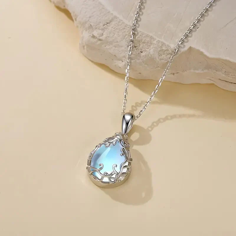 Moonlit Glacier Pendant Necklace
