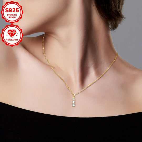 Moissanite Pendant Necklace