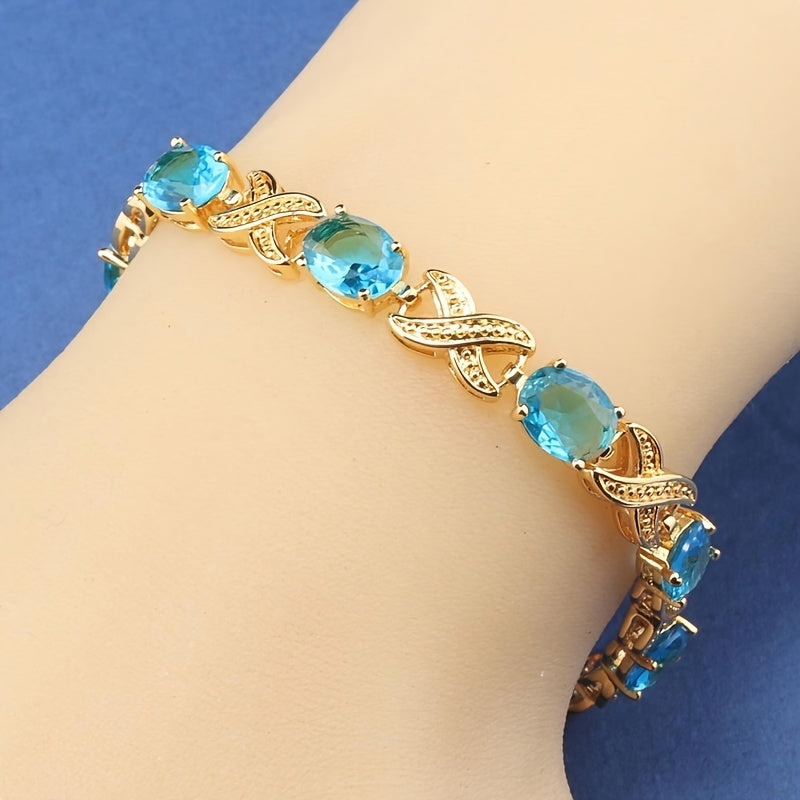 Classic Multicolor Tennis Bracelet