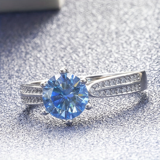 Moissanite Engagement Ring