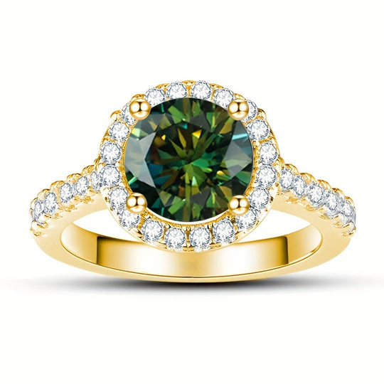 Moissanite Classic Halo Ring