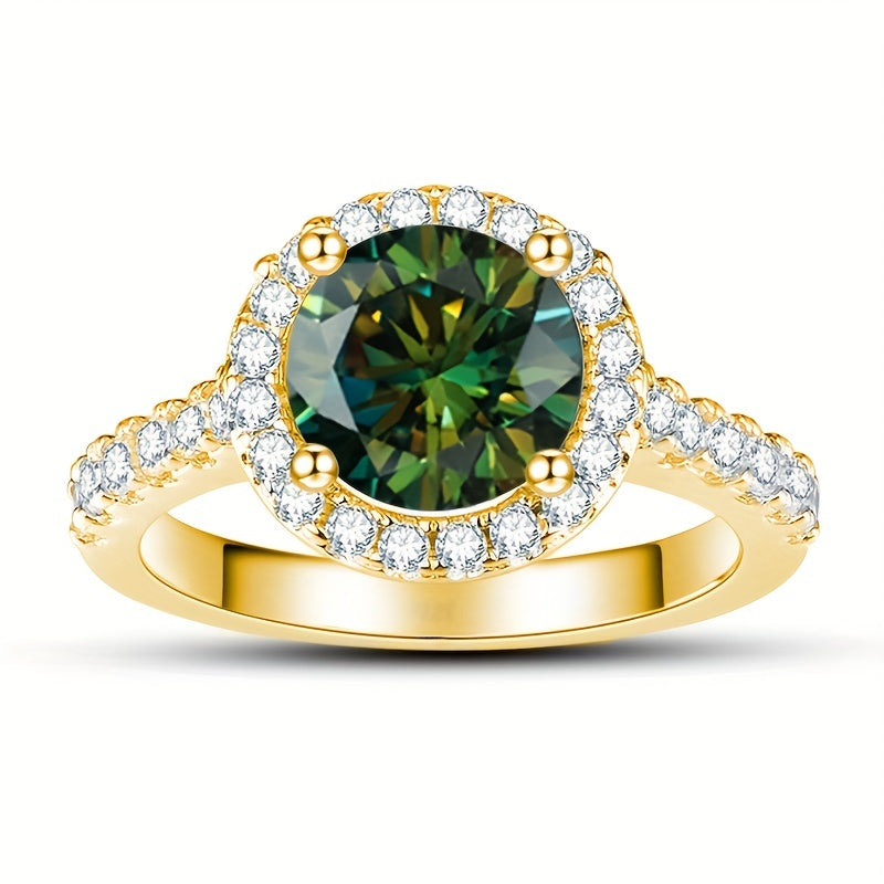 Moissanite Classic Halo Ring