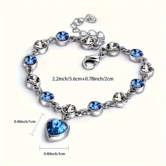Ocean Heart Glow Bracelet