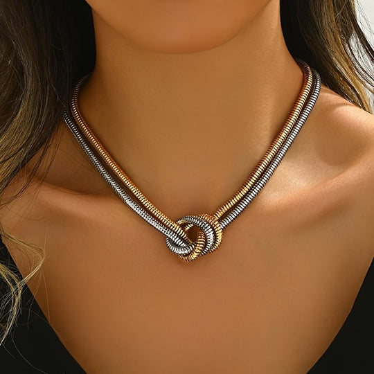 Versatile Multi-Layered Knot Design Necklace