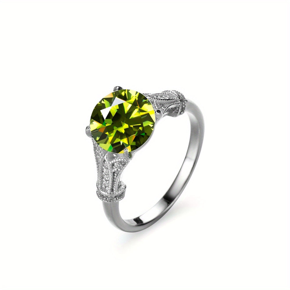 Moissanite Promise Ring
