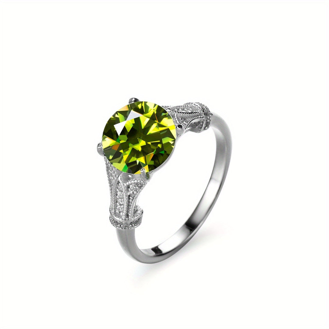 Moissanite Promise Ring