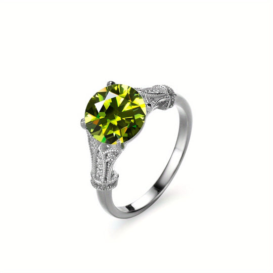 Moissanite Promise Ring