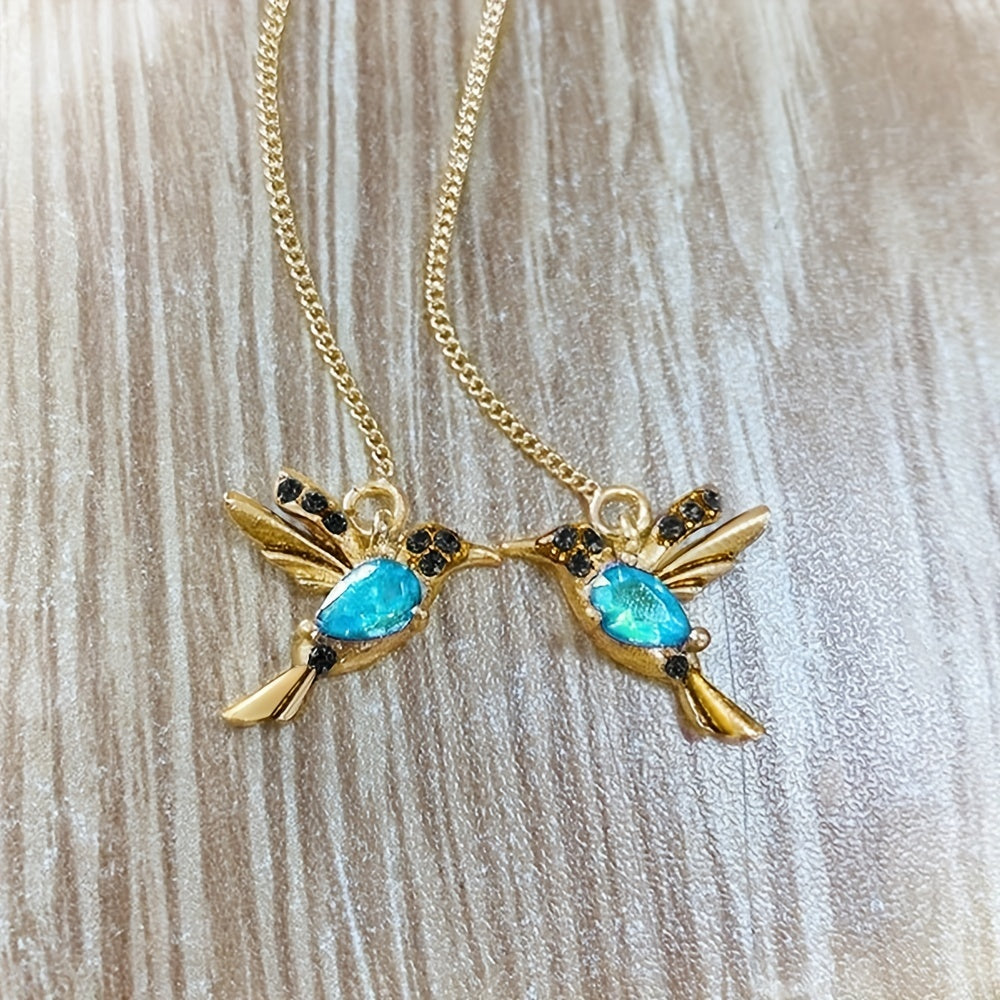 Elegant Birdie Ear Line Dangle Earrings