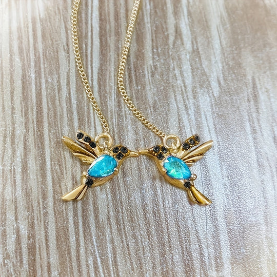 Elegant Birdie Ear Line Dangle Earrings