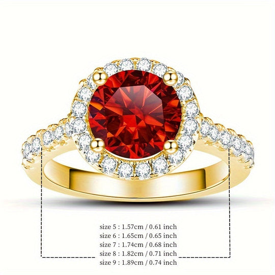 Luxury Moissanite Engagement Ring