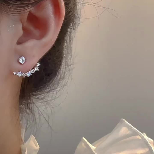 Elegant French Vintage-Inspired Stud Earrings