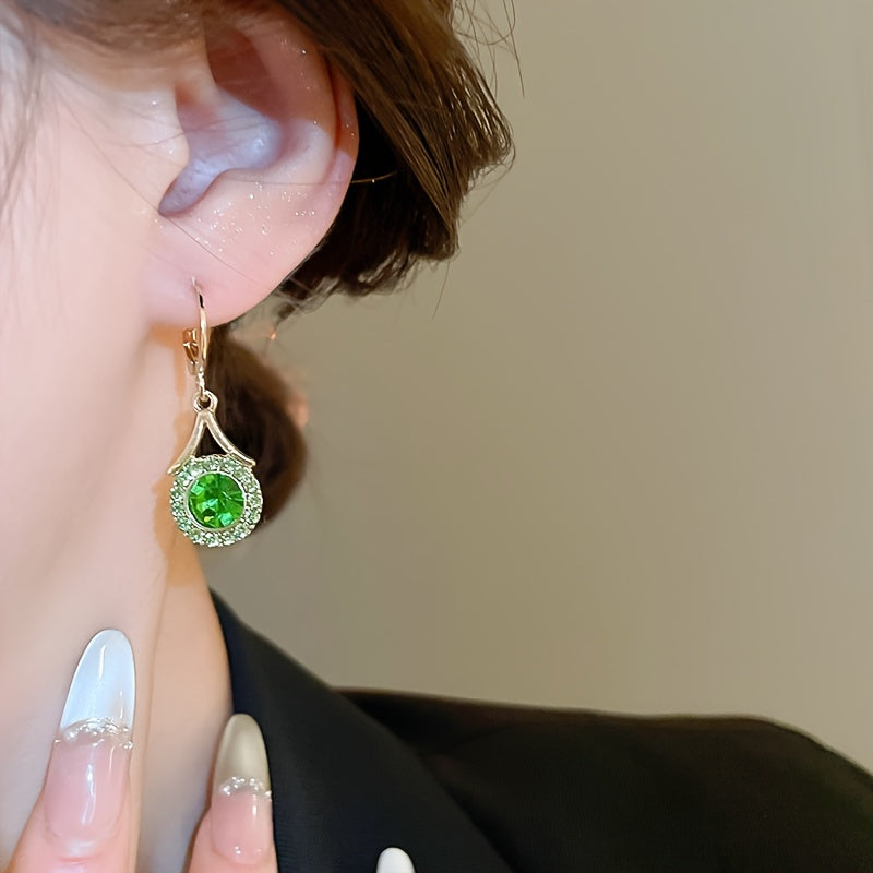 Elegant Cherry Blossom Hoop Earrings
