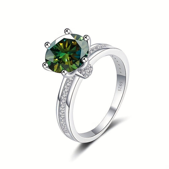 Moissanite Promise Ring
