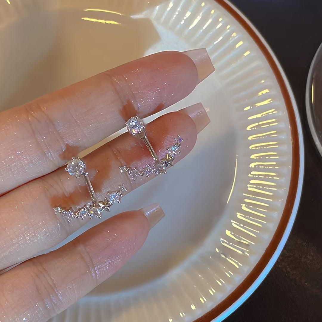Elegant French Vintage-Inspired Stud Earrings