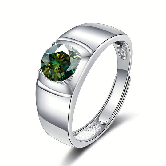 Retro Adjustable Moissanite Ring