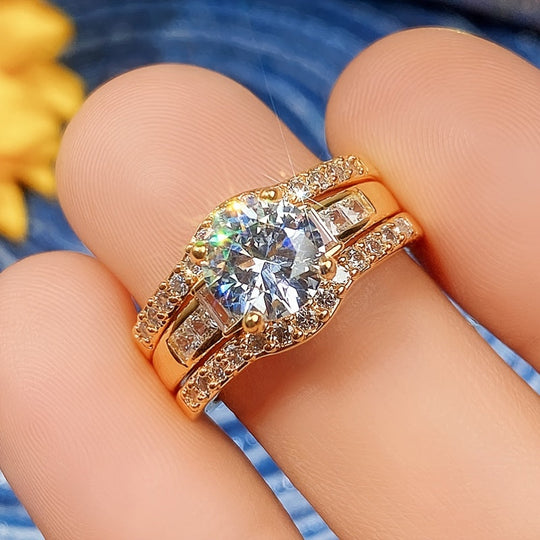 3-Piece Zirconia Ring Set