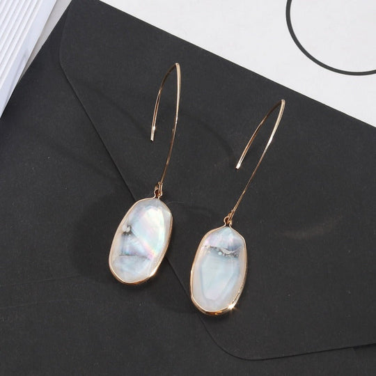 Abalone Shell Drop Earrings