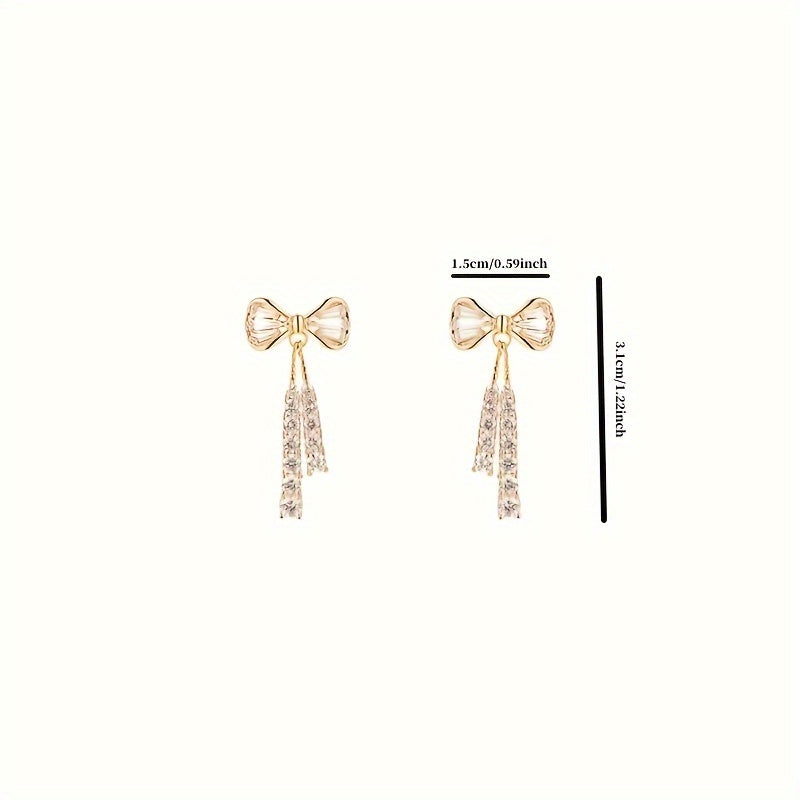 Luxury Zirconia Drop Earrings