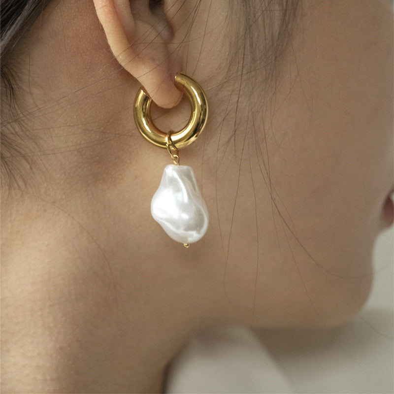 Vintage Pearl Drop Earrings