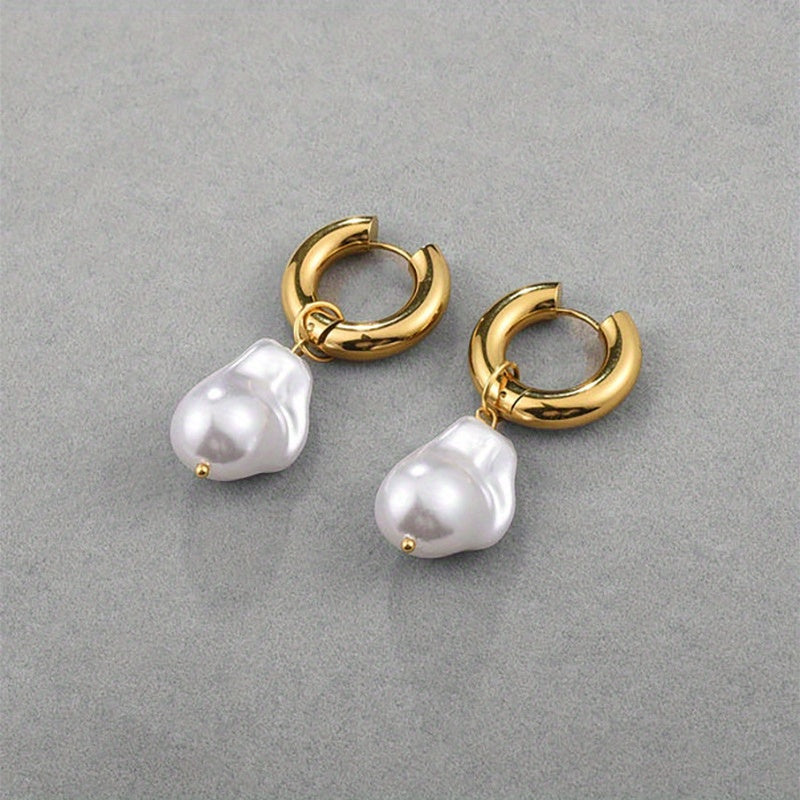 Vintage Pearl Drop Earrings