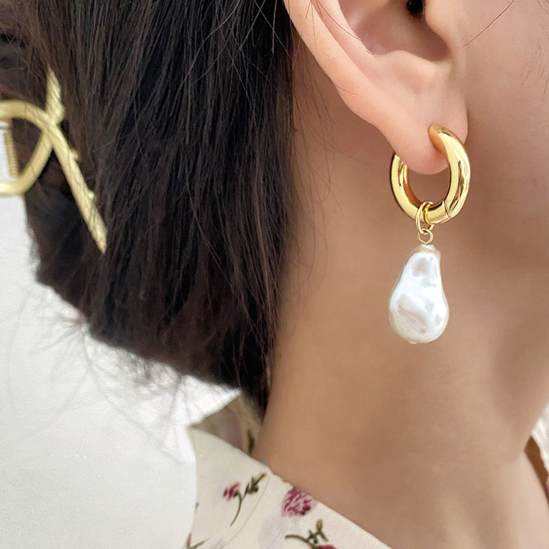 Vintage Pearl Drop Earrings