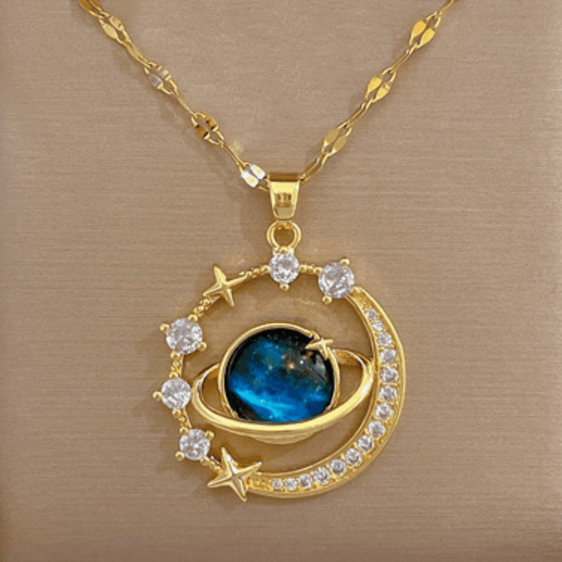 Planet Pendant Necklace