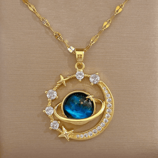 Planet Pendant Necklace