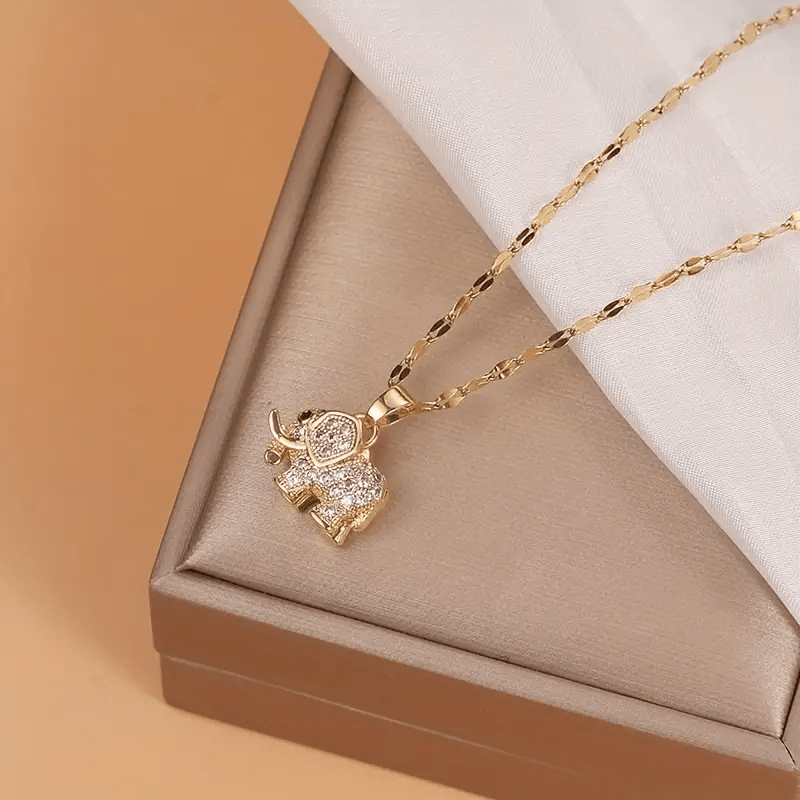 Elephant Pendant Necklace