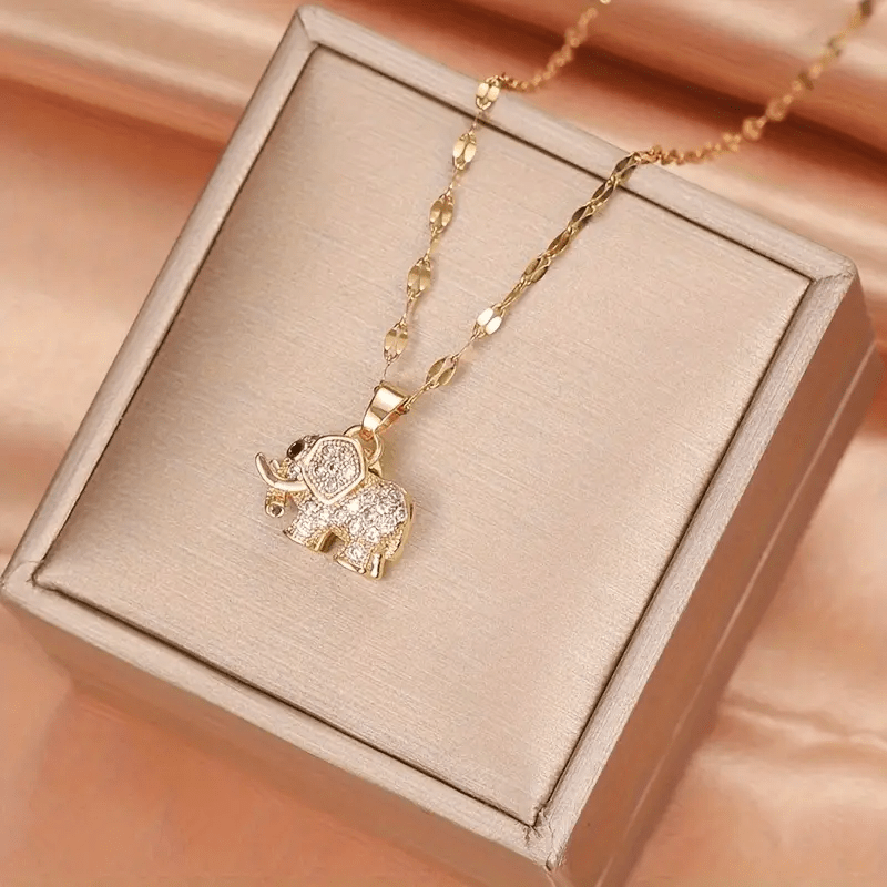 Elephant Pendant Necklace