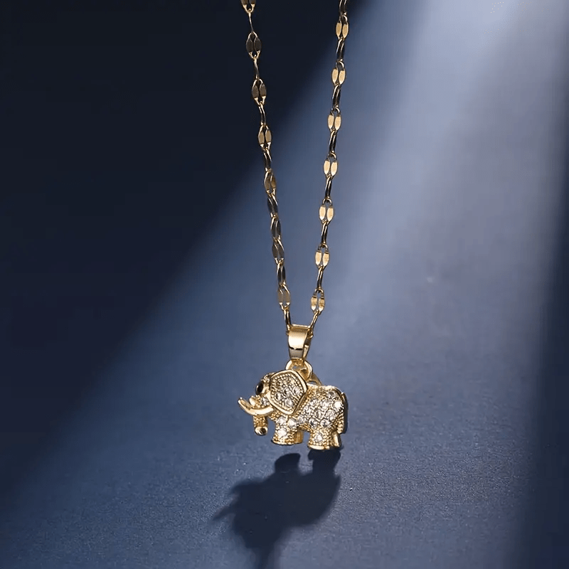 Elephant Pendant Necklace