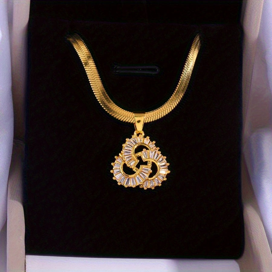 Hollow Circle Cloud Pendant Necklace
