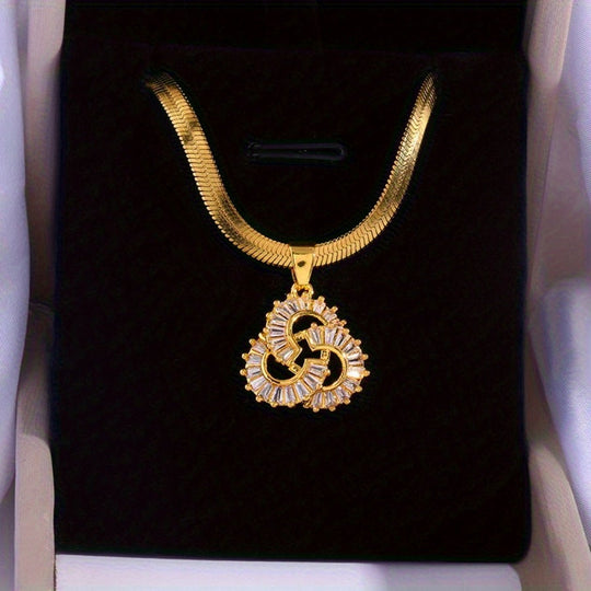 Hollow Circle Cloud Pendant Necklace