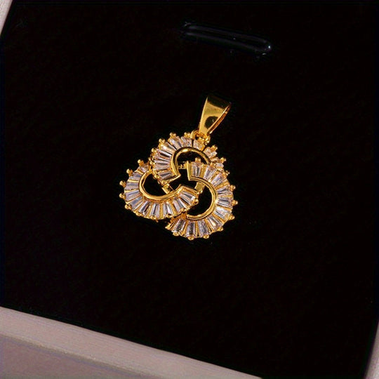 Hollow Circle Cloud Pendant Necklace