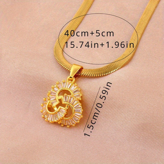 Hollow Circle Cloud Pendant Necklace