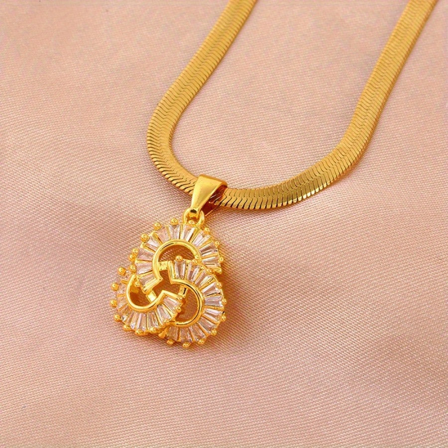 Hollow Circle Cloud Pendant Necklace