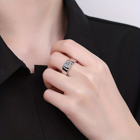 Retro Adjustable Moissanite Ring
