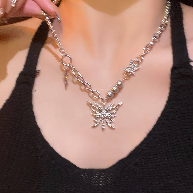 Blingbling Butterfly Pendant Necklace
