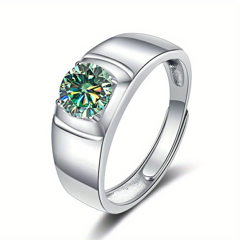 Retro Adjustable Moissanite Ring
