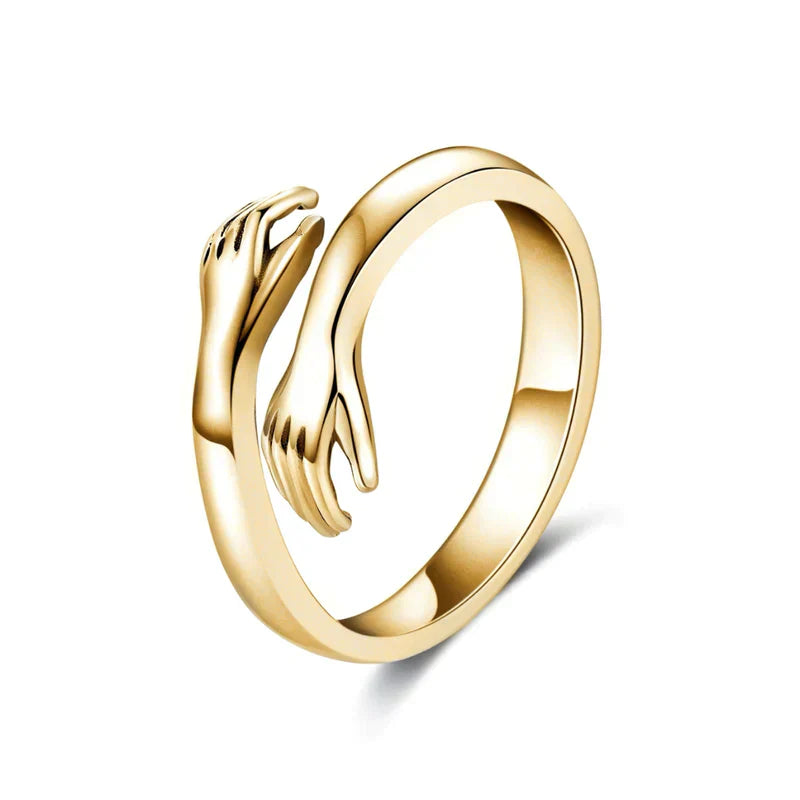 Sterling Silver Hug Ring