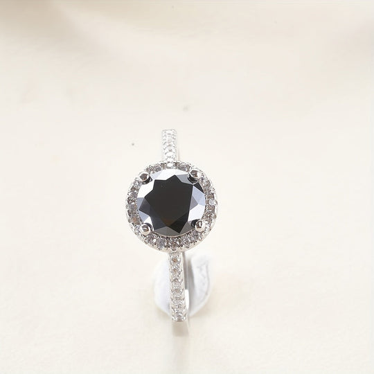 Sterling Moissanite Ring