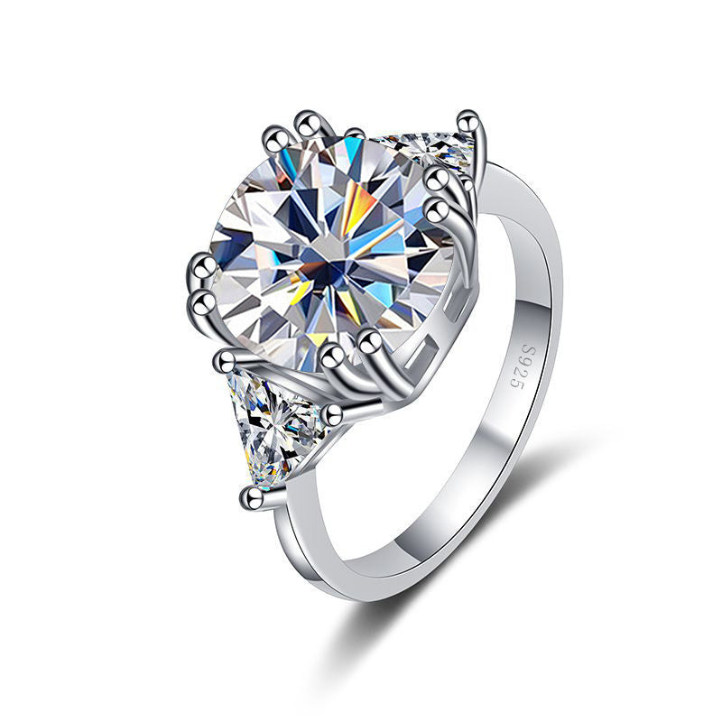 Gemstone Moissanite Engagement Ring