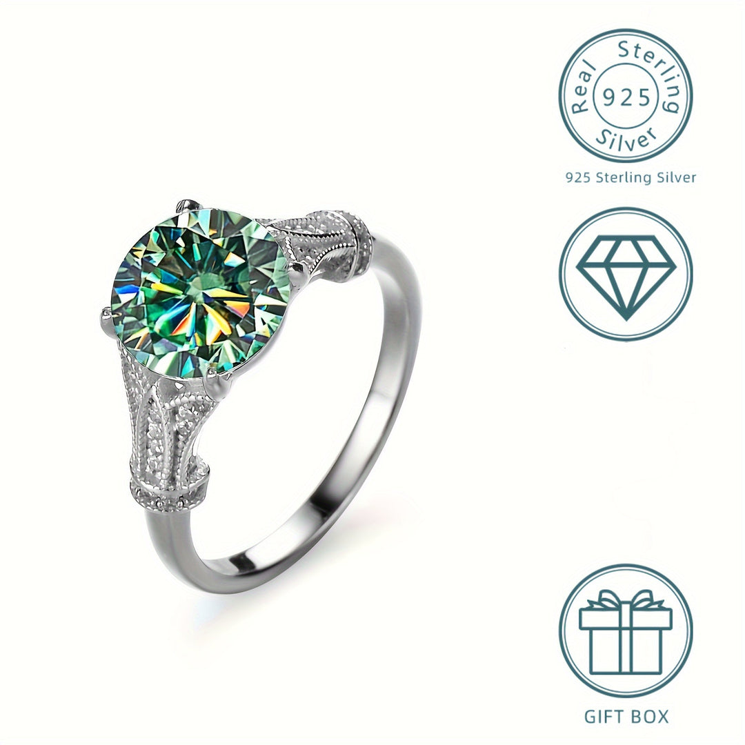 Moissanite Promise Ring