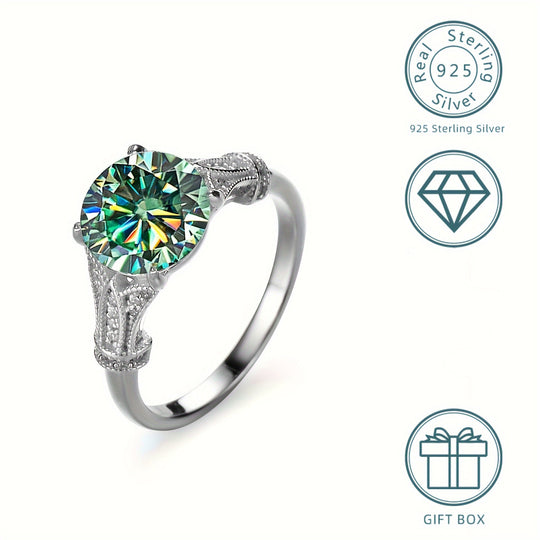 Moissanite Promise Ring