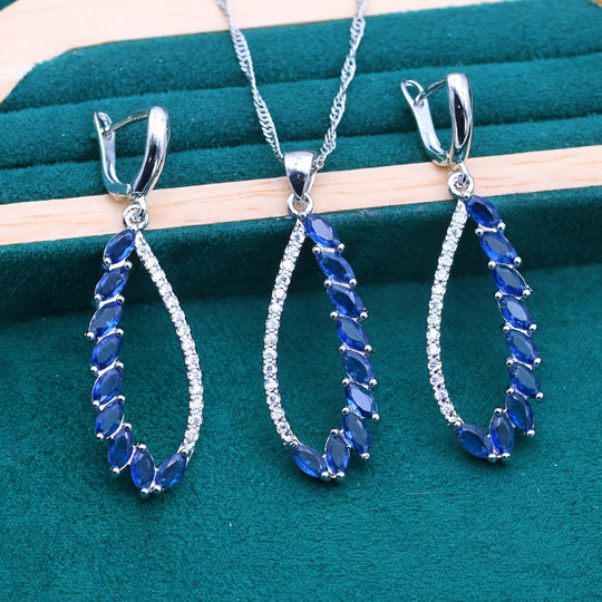 Elegant Synthetic Zirconia Jewelry Set
