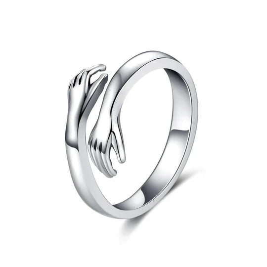 Sterling Silver Hug Ring