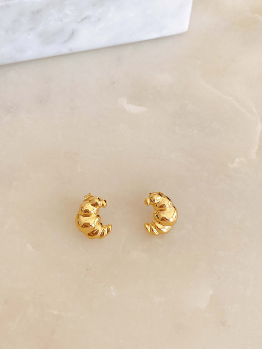 Croissant Stud Earrings