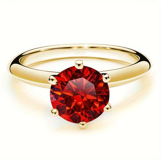 Elegant Moissanite Engagement Ring